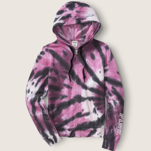 PINK Victoria's Secret Tops - EVERYDAY LOUNGE PERFECT FULL-ZIP XL